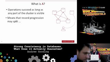 Strong Consistency in Databases. What does it actually guarantee? - Andrew Gooding