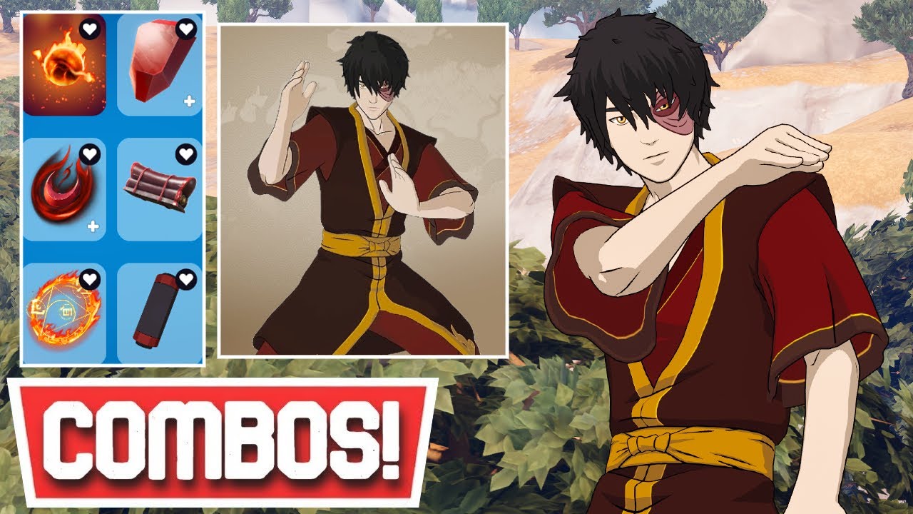 *NEW* BEST ZUKO SKIN COMBOS [AVATAR THE LAST AIR BENDER x FORTNITE