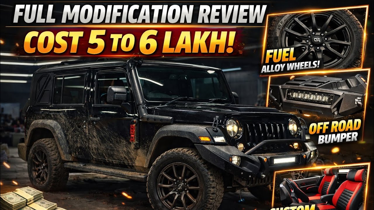 PART - 1 THAR ROXX MX3 MODIFICATION SERIES 🔥