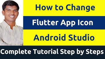 How to Change Flutter App Icon (Logo) | Android Studio Tamil
