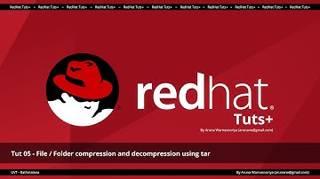 05. Compress and Decompress Files and Folders - RedHat 6.0 Sinhala Tutorials by Coding Style