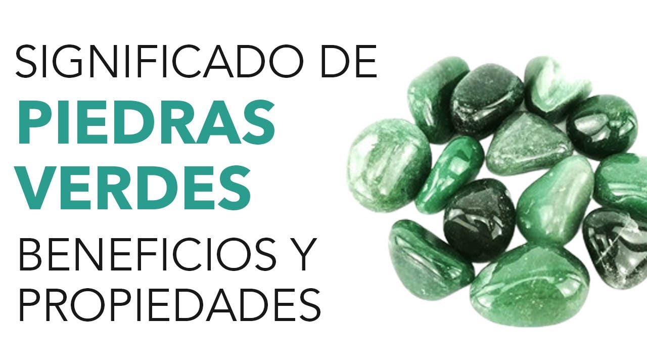 Cómo se llama la piedra de color verde?