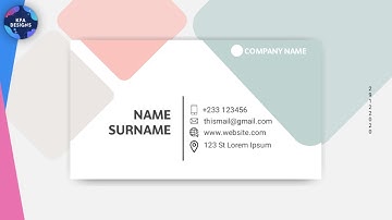 How to Create Business Cards on Phone - Pixellab | KFA Designs