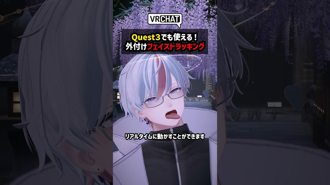 Quest3でも使えるフェイトラ機材 #Paper_tracker #VRChat #男性VTuber 
