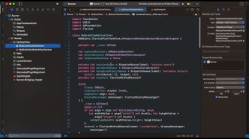 Scan any qrcode/barcode in Flutter without any 3rd paty lib for iOS with AVFoundation and swift