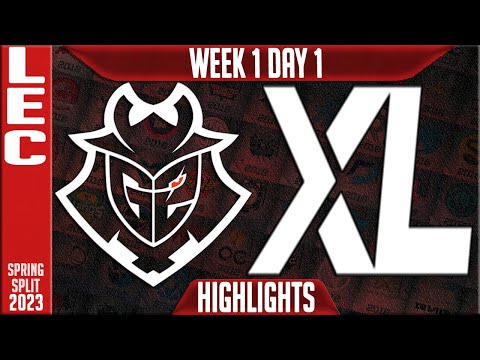 G2 vs XL Highlights | LEC Winter 2023 W1D1 | G2 Esports vs Excel