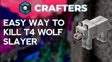 easy way to kill t4 wolf slayer in craftersmc Skyblock