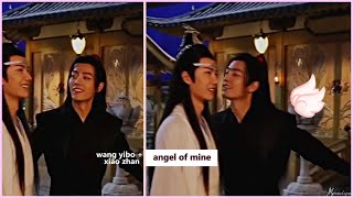 wang yibo & xiao zhan || angel of mine Resimi