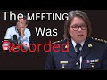 RCMP employee RECORDED the Famous Meeting