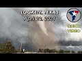 4/23/2021 • CRAZY Tornadoes in NW Texas, Flying Debris, Rainbow-Nado!