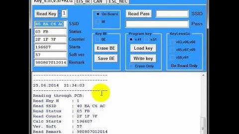 NEC PRO57 Support Read password from key rom v57