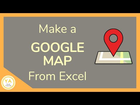 How to Make a Google Map from Excel - Tutorial 📍🗺️