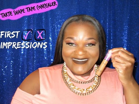 Tarte Shape Tape Concealer: First Impressions - YouTube