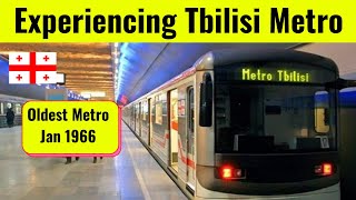 Tbilisi Metro Ride | Underground Georgian Metro Opened Jan 1966