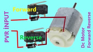 Управление двигателем прямого и обратного хода - без полевого МОП-транзистора - без H BRİDGE 