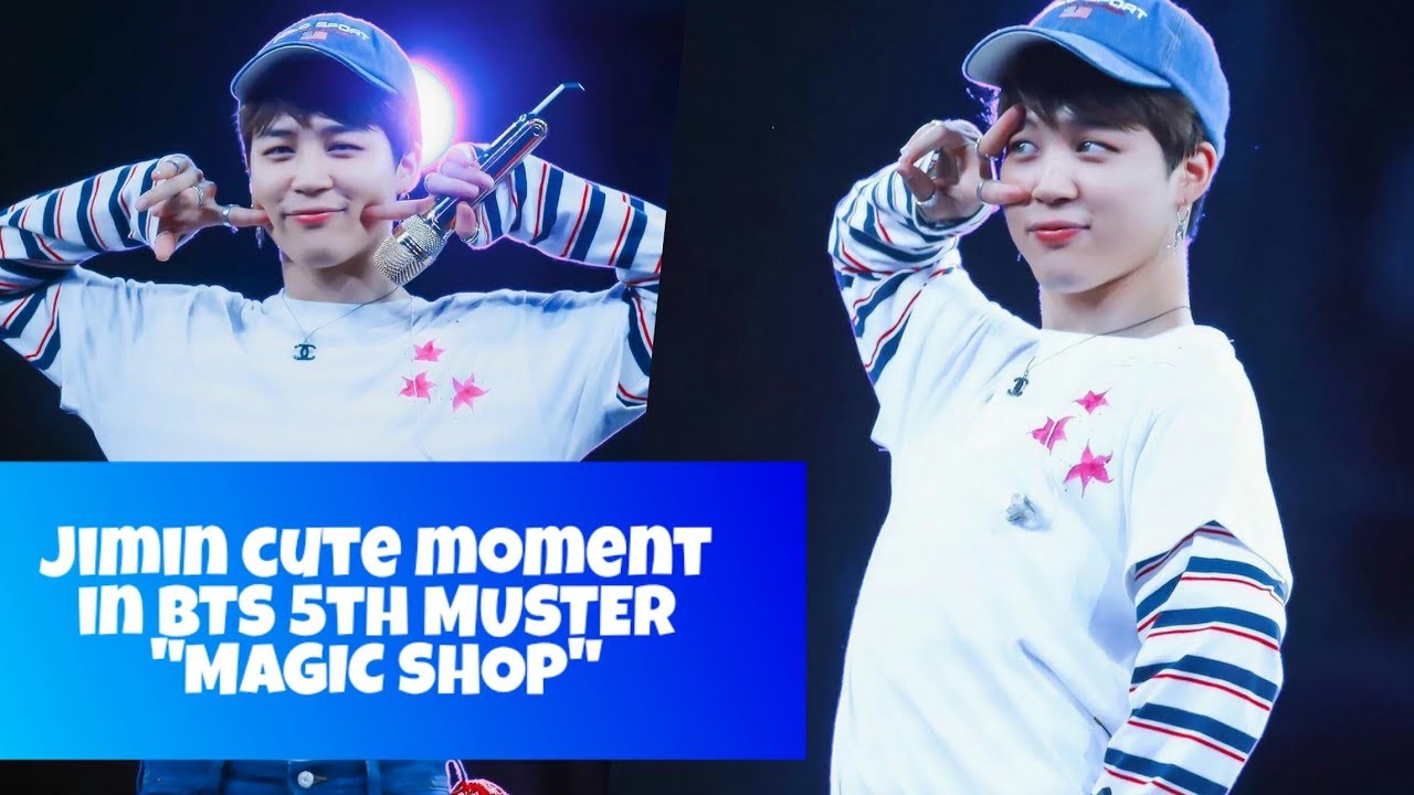 BTS 19年MAGIC SHOP JIMIN 有難う IMAGE FLAG