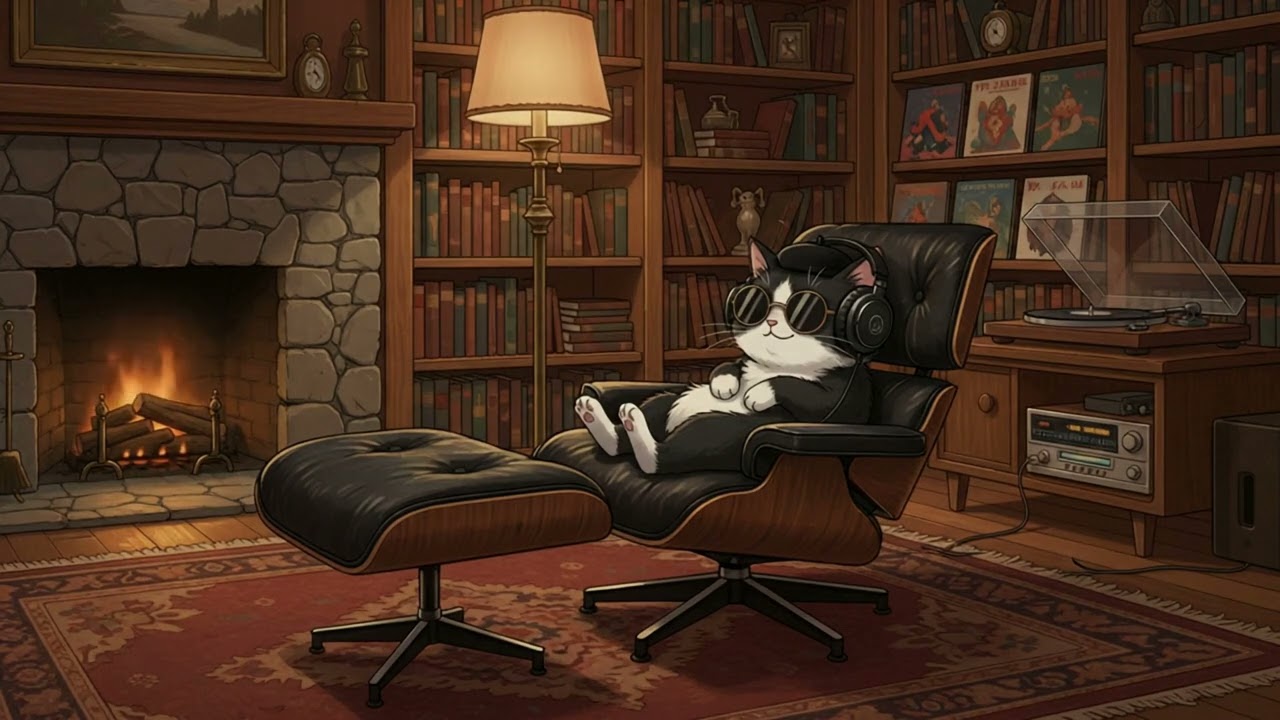 Vibrant Music Video Experience - Jazz music for relaxation, work or studies