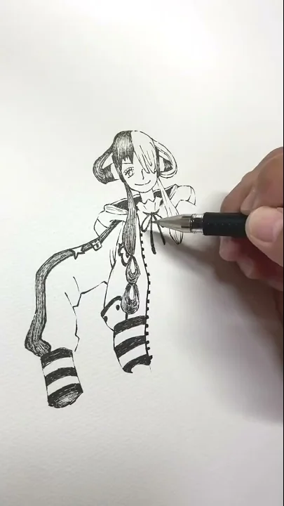 ウタ簡単絵胴体あり書き方