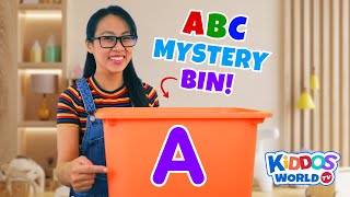 Learning The English Alphabet Mystery Bin - Teaching ABC Letters to Kiddos