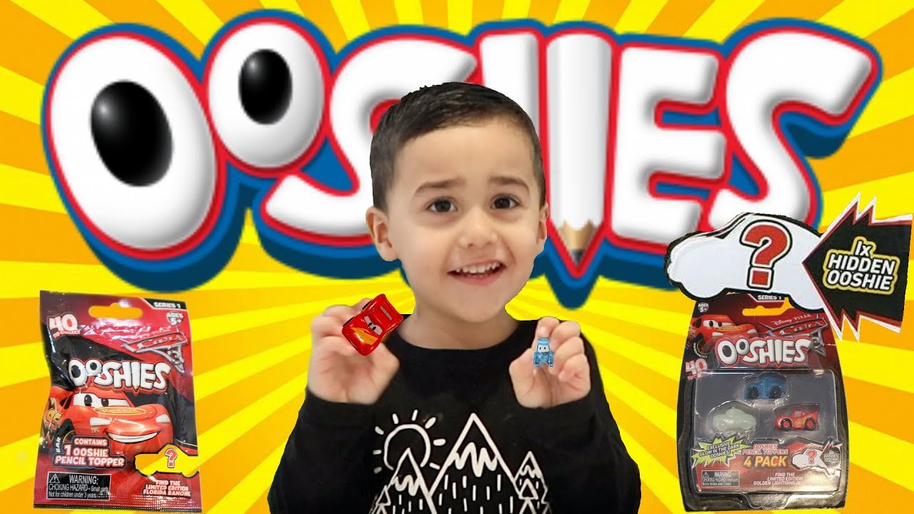 Ooshies Disney Cars Series 1 Unboxing Blind Bags & Play time