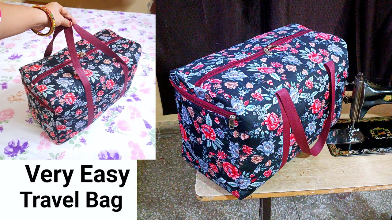 ट्रैवल बैग बनाने का इतना आसान तरीका कोई नही बताया होगा/Travel Bag Making At Home/Travel Bag/Diy Bag