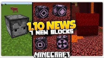 Minecraft 1.10 News | 7 NEW BLOCKS (Observer Block, Nether Wart Blocks, MORE) (1.10 Update