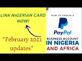 LINK CARD TO PAYPAL BUSINESS ACCOUNT IN NIGERIA | WITHDRAW MONEY FROM PAYPAL IN NIGERIA (UPDATED)