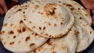 Tandoori Naan Gosht Recipe | Naan Recipe No Oven, No Tandoor | How to make Naan on Tawa