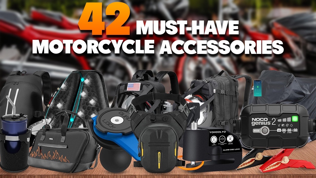 42 незаменимых аксессуара для мотоциклов на Amazon по цене до 50 долларов.