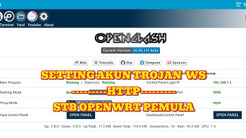 Setting Akun TrojanWS DI OPENCLASH Khusus Pemula 2024