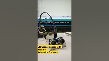 security system using ultrasonic sensor and Arduino #shorts #arduino