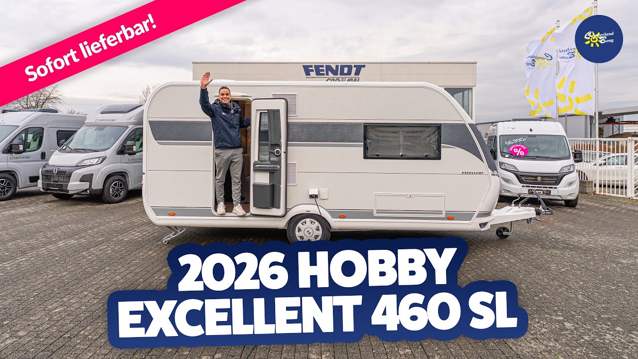 JETZT NEU: 2026 Hobby Excellent 460 SL | Caravan | Test & Kaufberatung - Camperland Bong