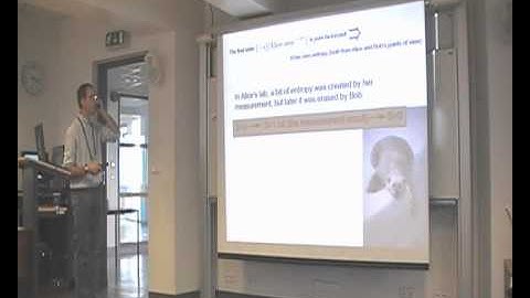 Lorenzo Maccone: "A quantum solution to the arrow-of-time dilemma"