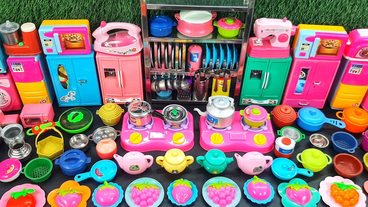 6 Minutes Satisfying With Unboxing Hello Kitty Kitchen Set | Rakesh ...