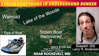 UNUSUAL CASE: Stolen Boat Found In Underground Bunker
