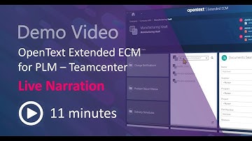 OpenText Extended ECM for PLM - Teamcenter (Live Narration)
