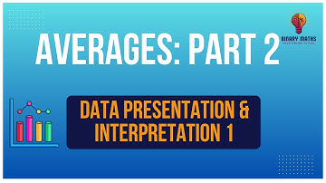 A-Level Mathematics |  Statistics | Data Presentation & Interpretation 1 | Averages Part 2
