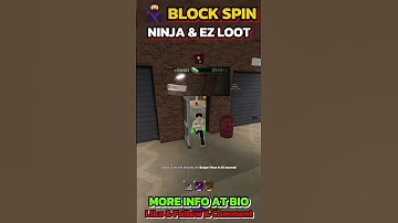 BlockSpin Ninja Mode Easy Loot 🥷 #blockspin #robloxscript