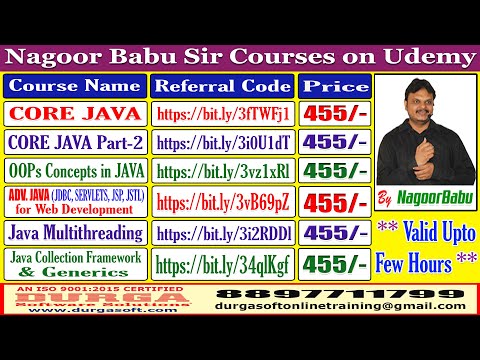 Nagoor Babu Sir Courses on Udemy