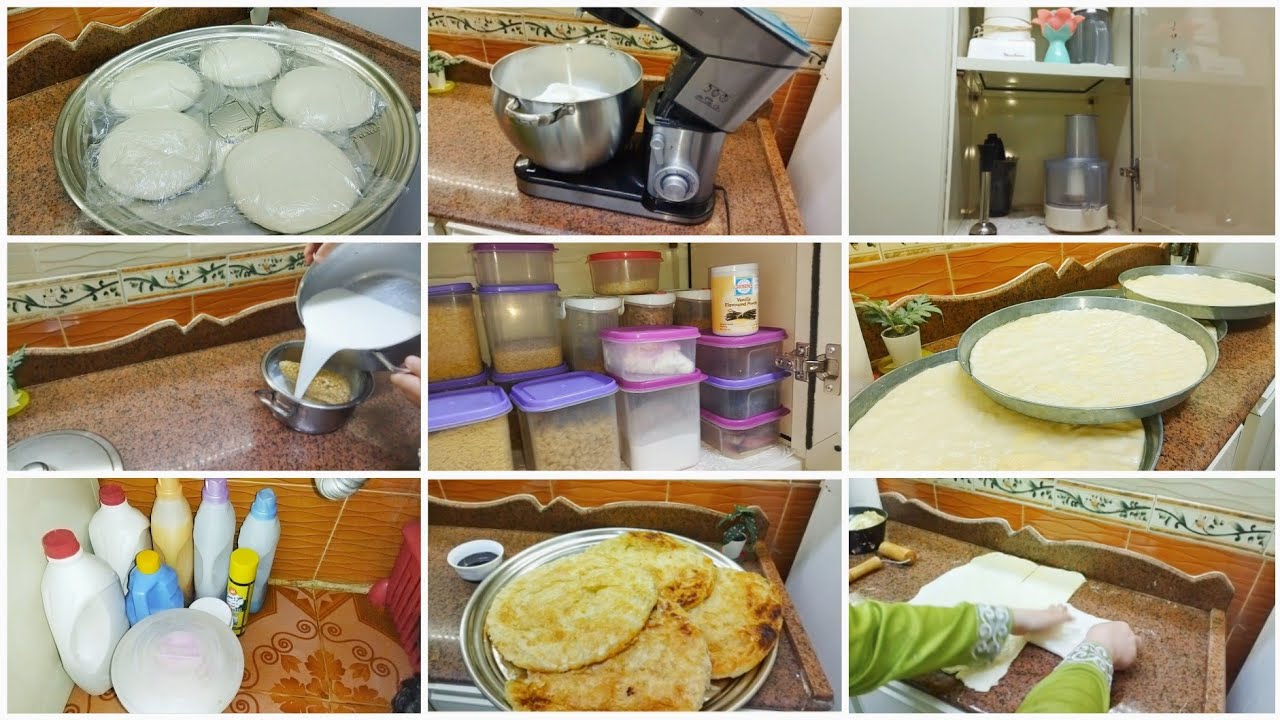 روتين💯الحلوه دى قامت تعجن من البدريه😂انسي الكسل وخليكي نشيطه ✨النظام والنظافه اسلوب حياه❤️