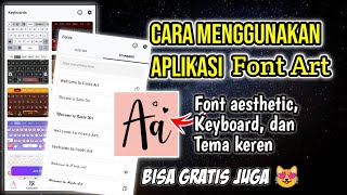 Tutorial cara menggunakan aplikasi Font Art | Aplikasi Font keren screenshot 2