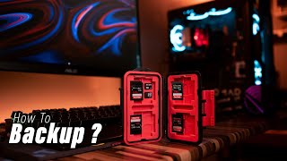 How I BACKUP and ARCHIVE all of my works📁