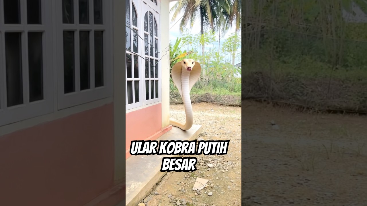 Ada ular kobra putih