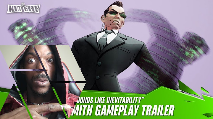 MultiVersus - Official Agent Smith "Sounds Like Inevitability" Gameplay Trailer - Reaction