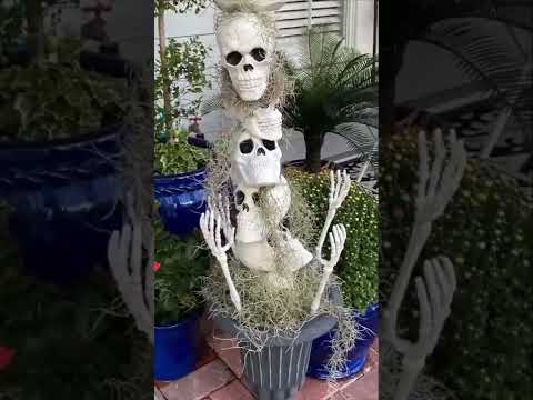 Vidéo: DIY Halloween Craft Ideas - Décoration d'Halloween du jardin