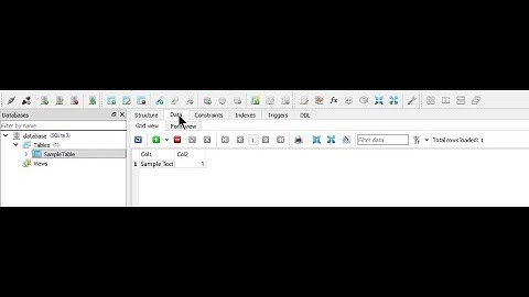 Create and Connect an SQLite Database in your C# Project