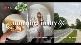 MORNING IN MY LIFE │ full morning routine, glute & hamstrings workout, hybrid training?