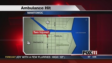 5PM THURS MANITOWOC AMBULANCE CRASH