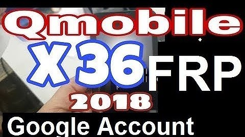 q mobile x36 7.0 frp bypass google account by Cm tool