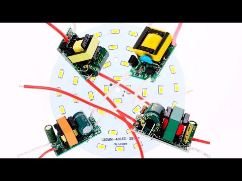 Светодиодные драйвер 300mA для светодиодной лампы 220V – LED DRIVER для 7 светодиодов 1W (4W-7W)